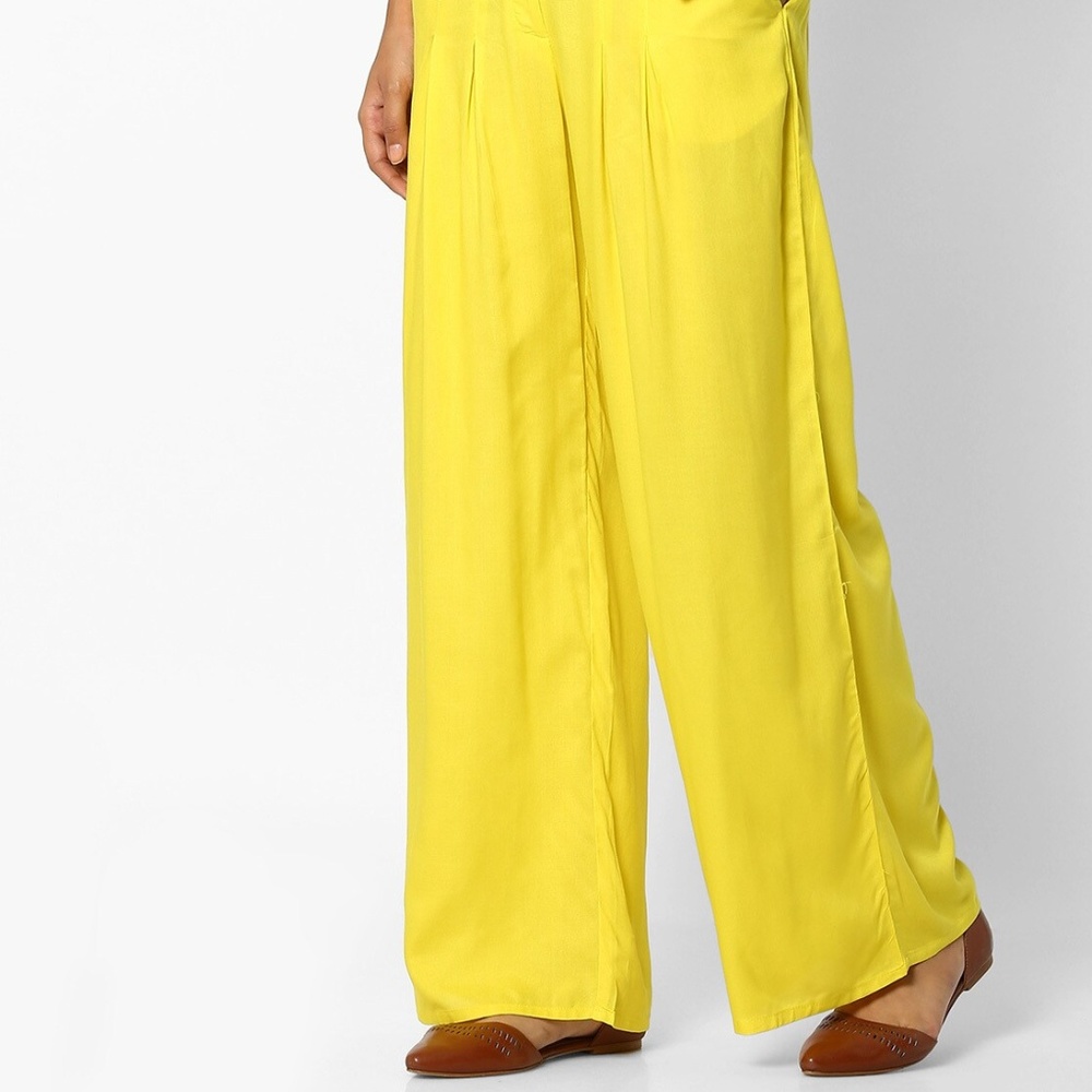 Palazzo Pants with Slant Pockets
